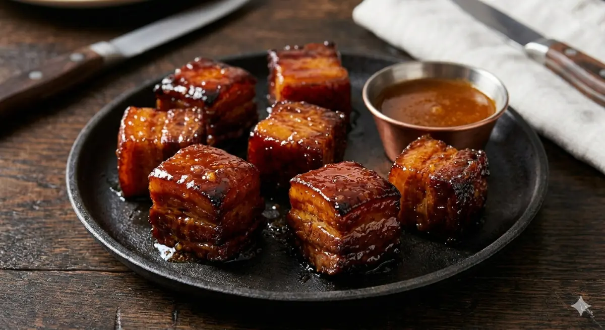 Maple-Bourbon Belly Bites