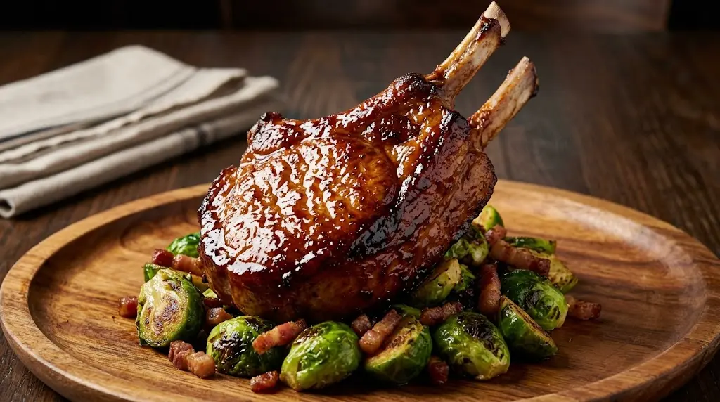 Double-Cut Bourbon Pork Chop